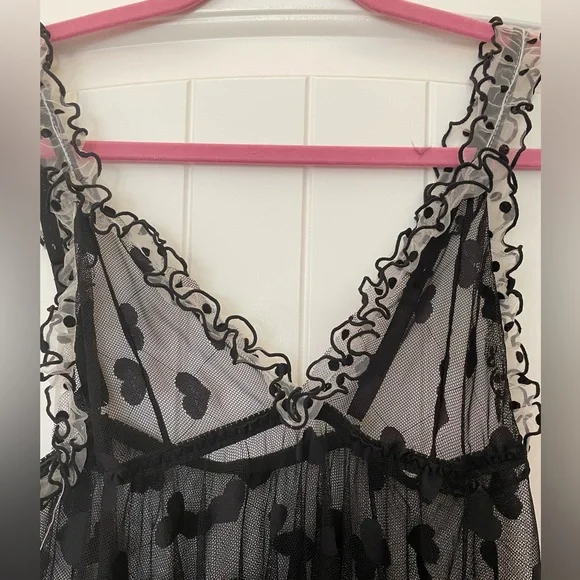 SHEIN | Intimates & Sleepwear | Sheer Heart Mesh Night Dress | Poshmark SHEIN | Intimates & Sleepwear | Sheer Heart Mesh Night Dress | Poshmark